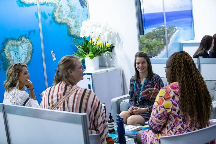 Group of people attending product training at Corroborree West 2019 event © Tourism Australia Group of people attending product training at Corroborree West 2019 event © Tourism Australia